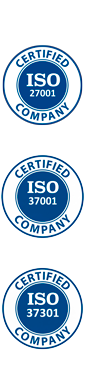 Certificação ISO 27001, 37001 e 37301