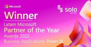 Selo do prêmio de parceiro América Microsoft do ano 2022